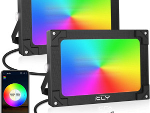 CLV RGB LED reflektor 42W, Bluetooth APP