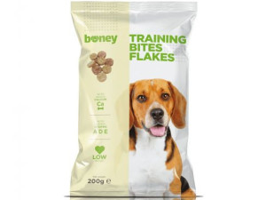 Poslastica za pse BONEY training bites flakes 200g