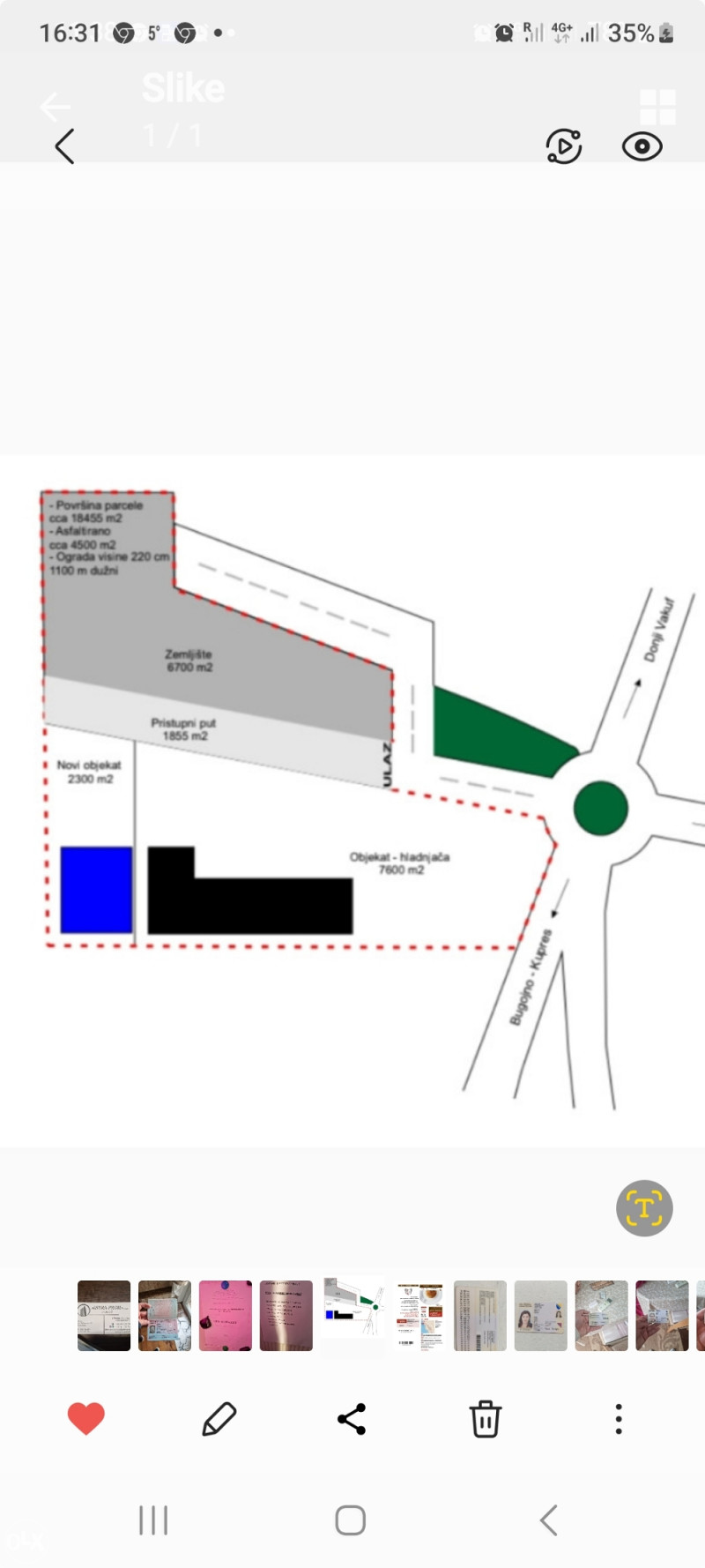 zemljiste 20 000m2 magistralna cesta M16