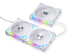 LIAN LI UNI Fan SL120 V2 3kom set sa controllerom beli
