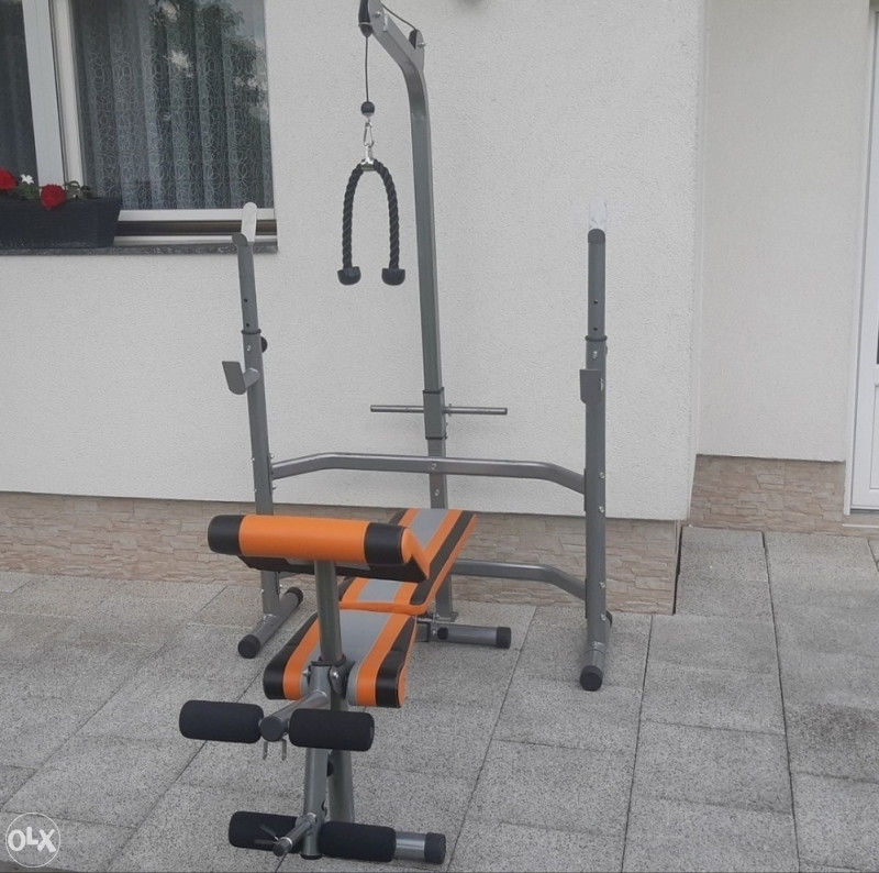 Bench klupa sa lat nastavkom/Teretana kućna tegovi/NOVO