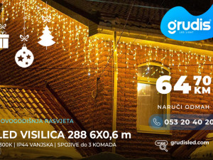 NOVOGODISNJA RASVJETA UKRASI NOVOGODISNJI