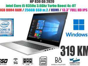 LAPTOP HP i5 8350u / 8GB DDR4/ 256GB SSD /FULL HD IPS / WIN 11