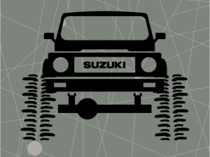 Auto naljepnica SUZUKI OFF ROAD naljepnice stikeri
