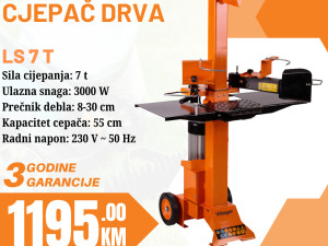 Cjepac za drva LS 7 T VILLAGER