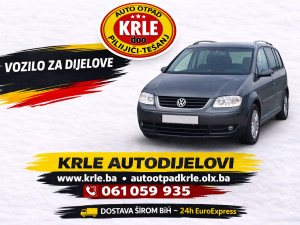 TURAN LC9X 2.0 8V TDI BMM DIJELOVI KRLE AUTOOTPAD AUTO OTPAD