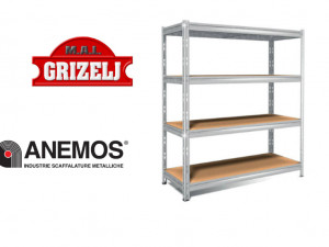 Metalna polica stalaža 180x210x70 1800kg MAXI POKER PROFI