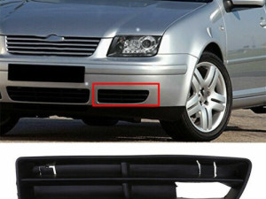 Maska resetka branika VW bora lijeva 98- crna