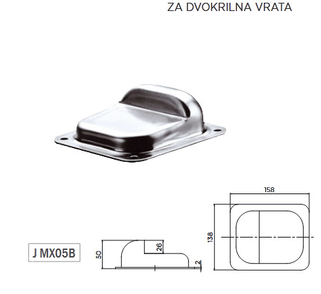 Stoper za dvokrilna vrata