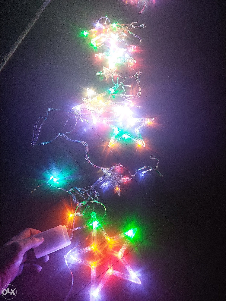 Novogodisnje lampice ukras jelka dekoracija kuce ZVEZDA