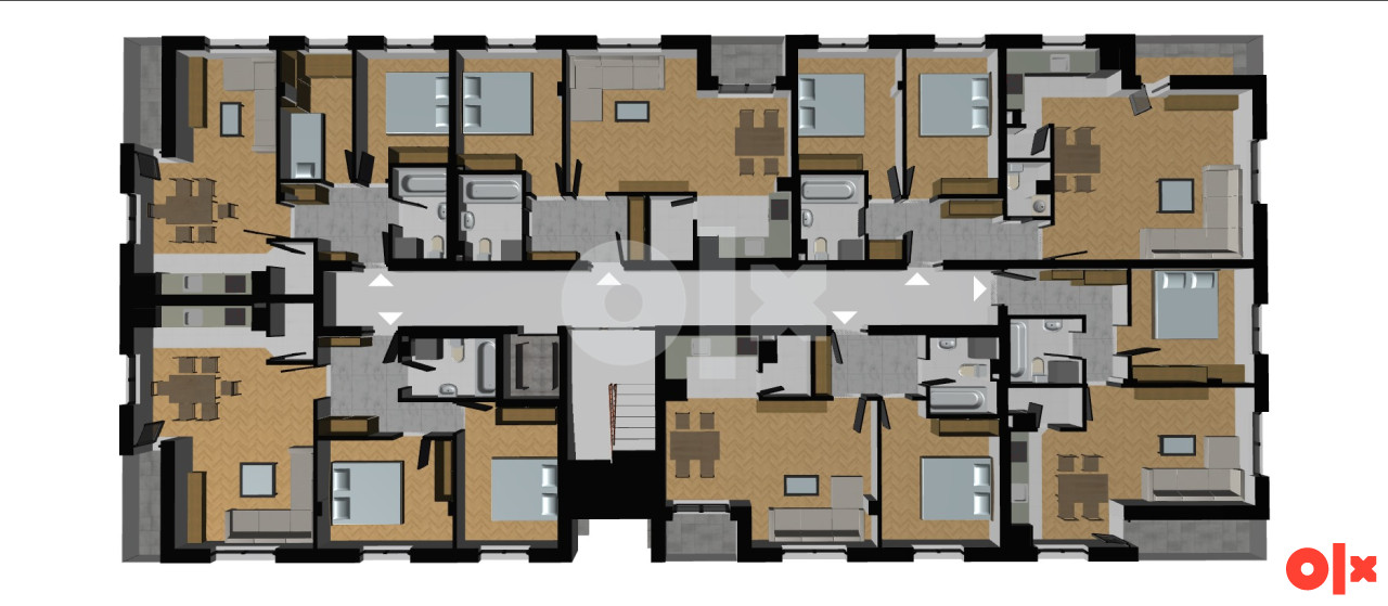 Stan Srbac 48,16m2 - 68,72m2 4