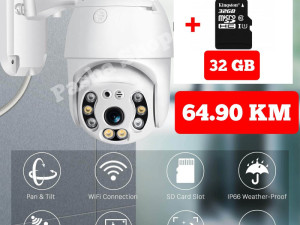 Wifi Kamera Okretna Vanjska video nadzor +32gb YOOSEE