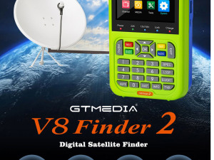 Satfinder MediaV8 Finder MeterDVB-S2  Sat Finder+Gratis futrola