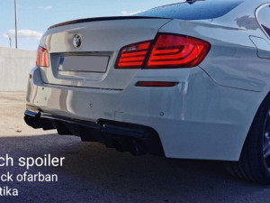 BMW F10 Mtech Mtechnik M spoiler spojler gepeka CRNA GG