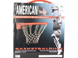 Obruč košarkaški ojačani + mrežica 18x16"