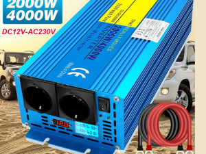 Pretvarac napona sa 12V na 220V 2000W Cisti Sinus
