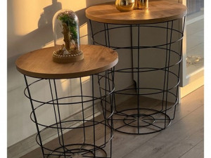 Stolovi okrugli set 2/1 9006-C