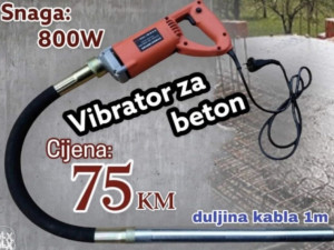 Vibrator za beton 1m-2m 850W