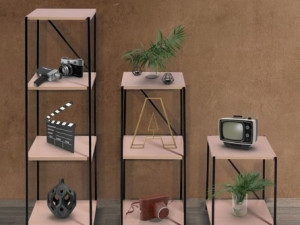 Police 3/1 113x77x42cm marbella tresnja/crna 1043