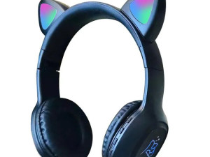CAT EAR SLUSALICE BLUETOOTH P58M PINK/CRNA