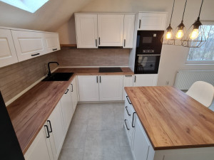 Kuhinja, lakirani MDF retro, rustika