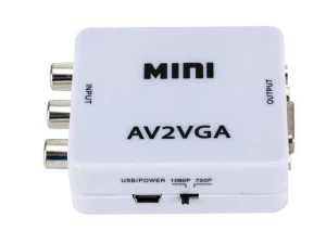 AV adapter konverter prelaz RCA cinc ulaz VGA izlaz 044637