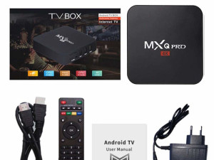 ANDROID TV BOX 4K MXQ PRO 8/128