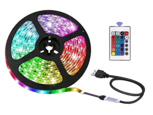USB Led traka 5m velika dioda sa daljinskim samoljeplji