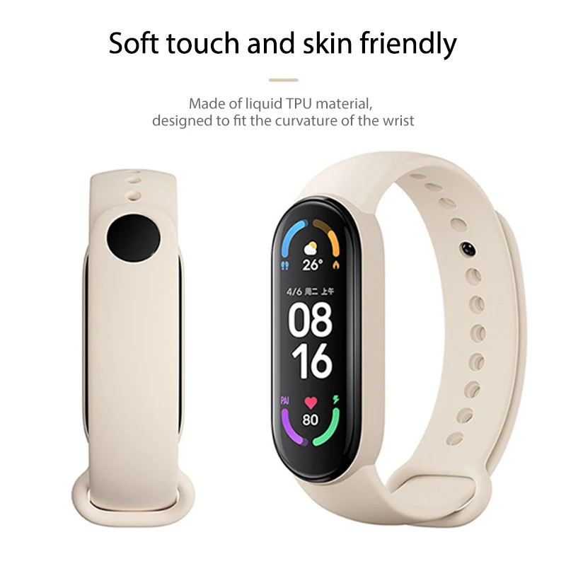 silikonska narukvica Xiaomi Mi Band 5 Band 6 Xiaomi remen