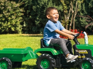 Dolu traktor sa prikolicom veci za djecu  igracke