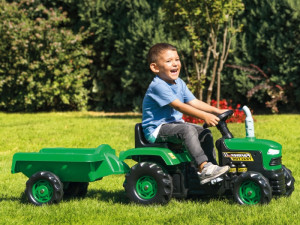 Dolu traktor sa prikolicom veci za djecu  igracke