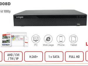 SNIMAC LONGSE 8CH XVRT3008D