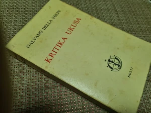 Kritika ukusa, Galvano Della Volpe