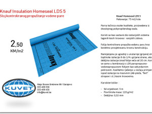 Knauf Homeseal LDS 5, parna brana visoke kvalitete