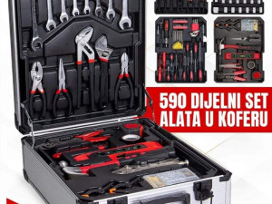 Set alata u ALU koferu, 590 dijelova
