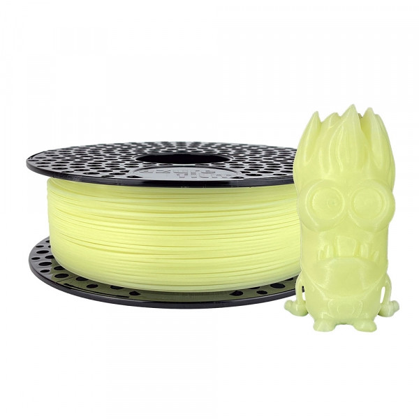 PLA filament Azurefilm UV Light Yellow 1.75mm 1kg 3D