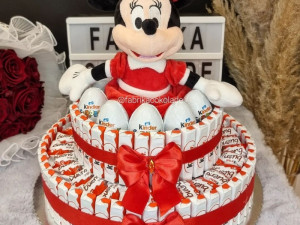 Minnie mouse kinder set 8 mart - dan zena pokloni srce medo