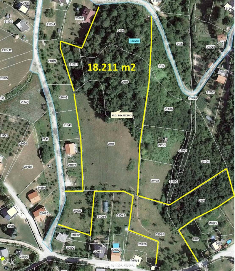 zemljište u Miševićima 18000 m2 NA PORUKE NE ODGOVARAM