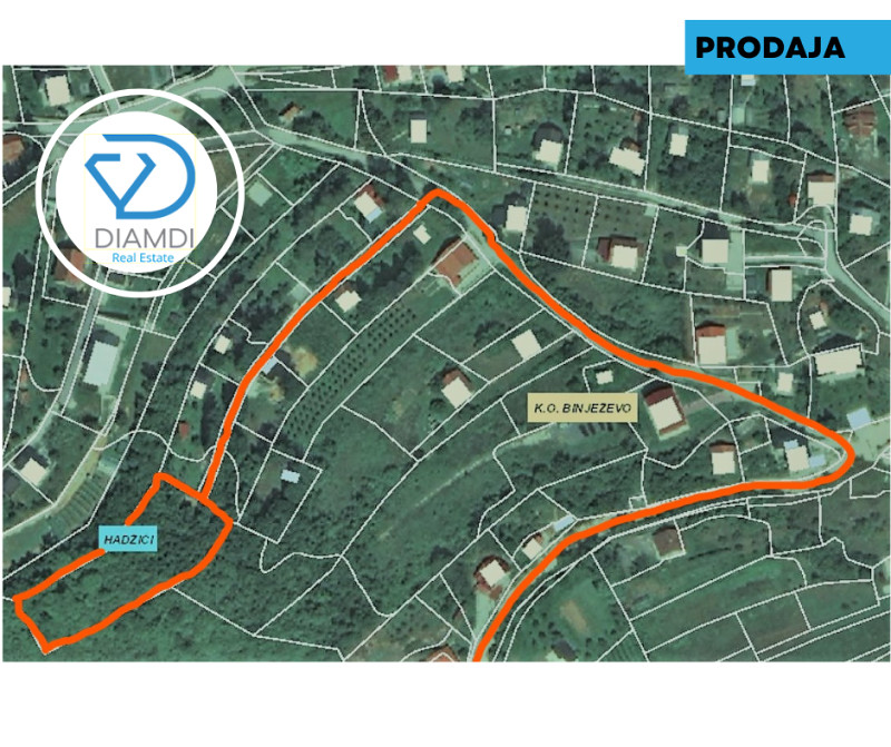 zemljište Miševići 2295 m2 NA PORUKE NE ODGOVARAM