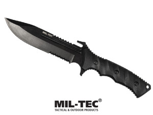 NOŽ COMBAT G-10 CRNI SA NYLON TORBICOM