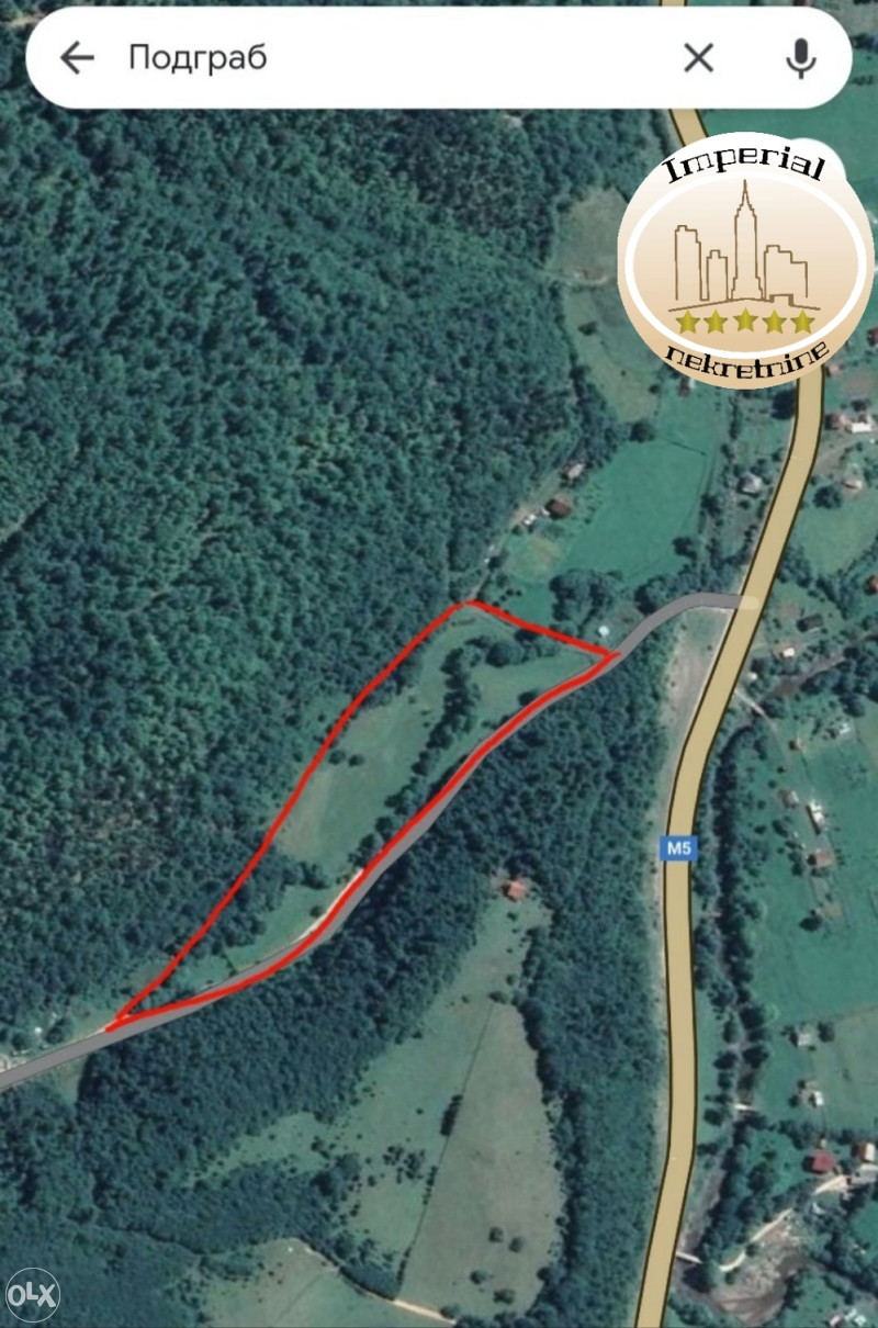 Zemljište Podgrab, 21300m2, mogućnost parcelizacije 2
