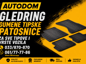 GLEDRING Tipske gumene patosnice za sve vrste vozila AUTODOM