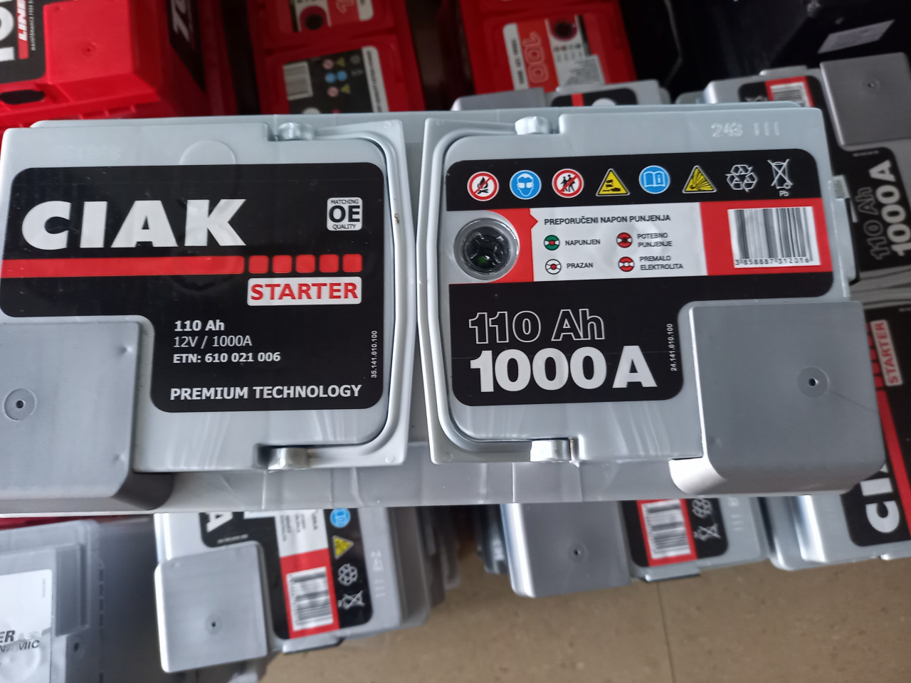 Akumulator CIAK Starter 12V 110 Ah TRAKTOR specijal