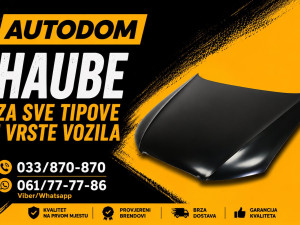 Hauba, Haube za sve tipove vozila hauba - AUTODOM
