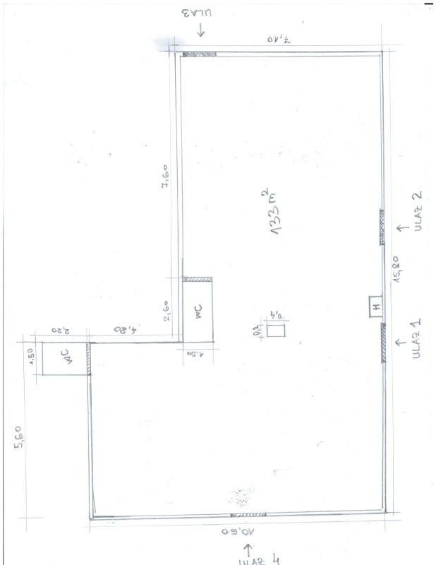 LOKAL Poslovni prostor Ugljevik 133m2 2