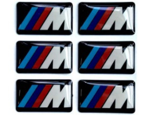 BMW M power 3D stiker na felge, volan i drugo 18mm