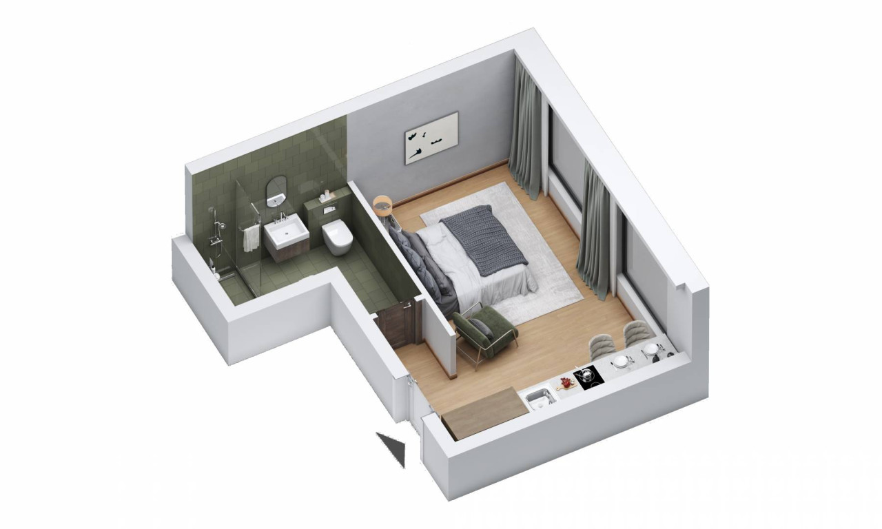 Studio apartman od 25,65m2 Snježna dolina Jahorina 2