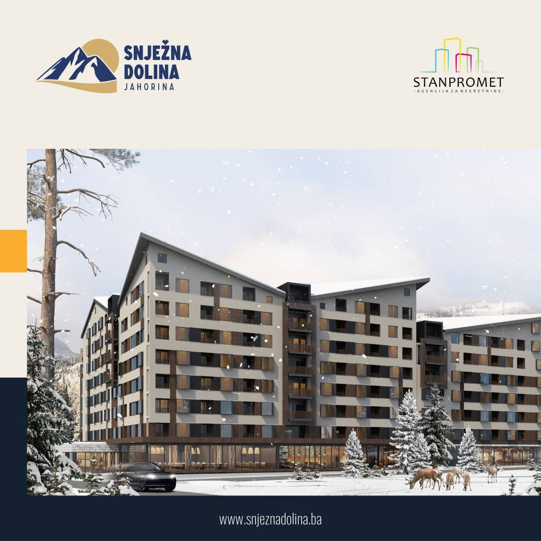 Apartman jedna spavaća 35,29m2 Snježna Dolina Jahorina 9