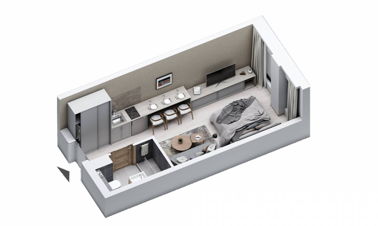 Studio apartman 24,80m2 Jahorina Snježna Dolina 2