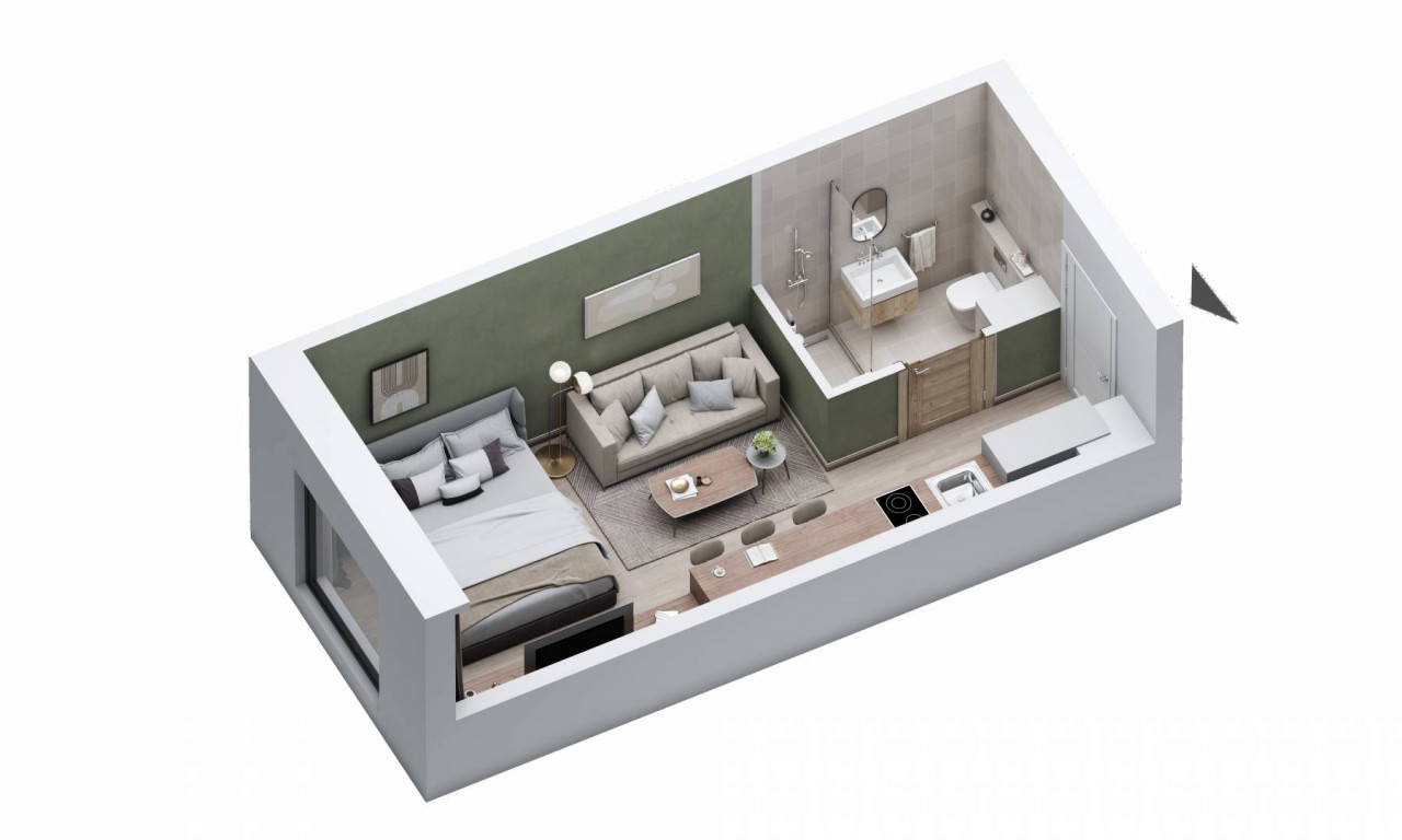 Studio apartman od 25,14m2 Snježna Dolina Jahorina 2